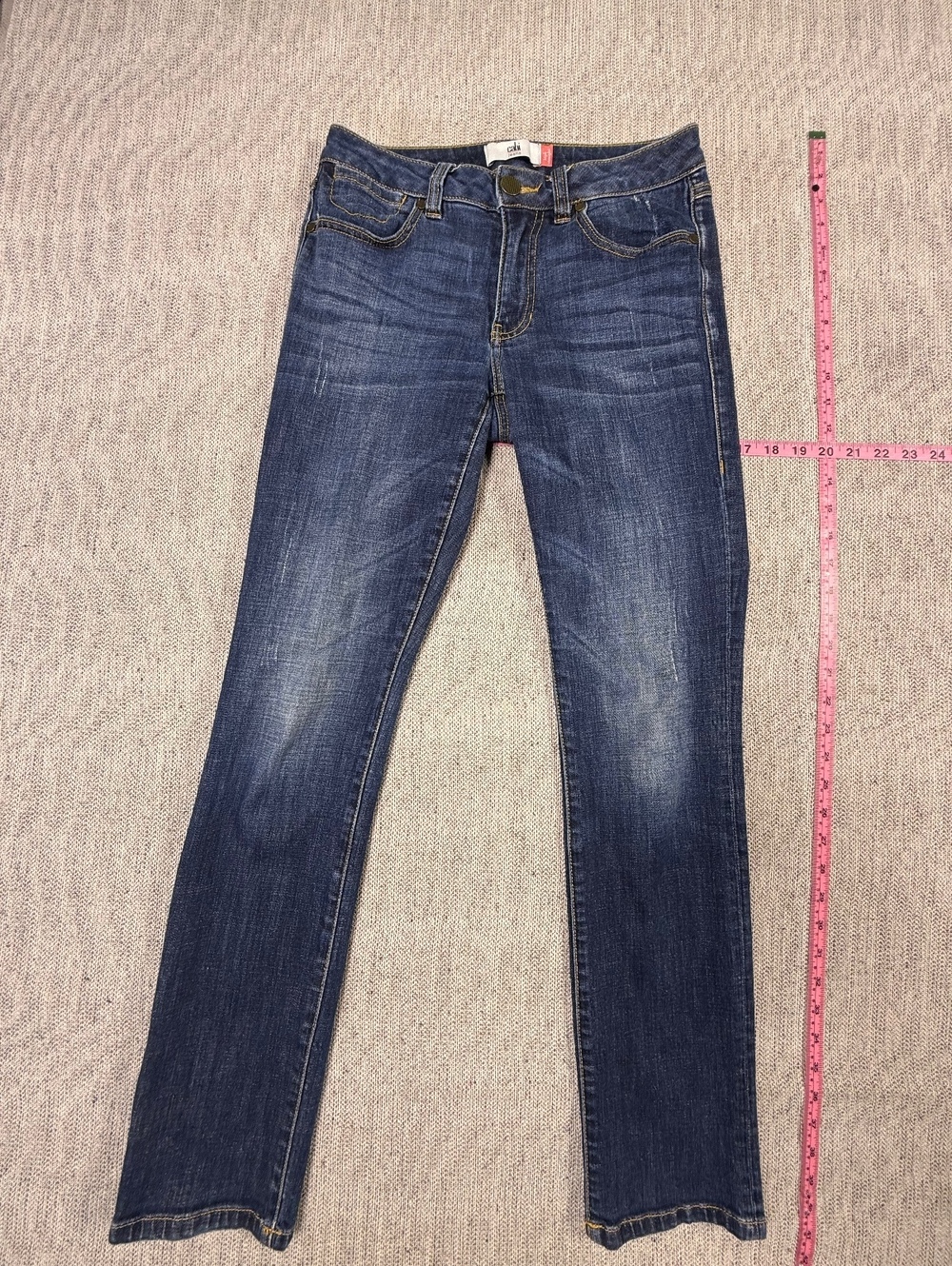Cabi Jeans Size 2 Straight Leg Dark Wash Denim Pants